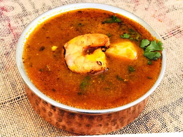 Shrimp Vindaloo.