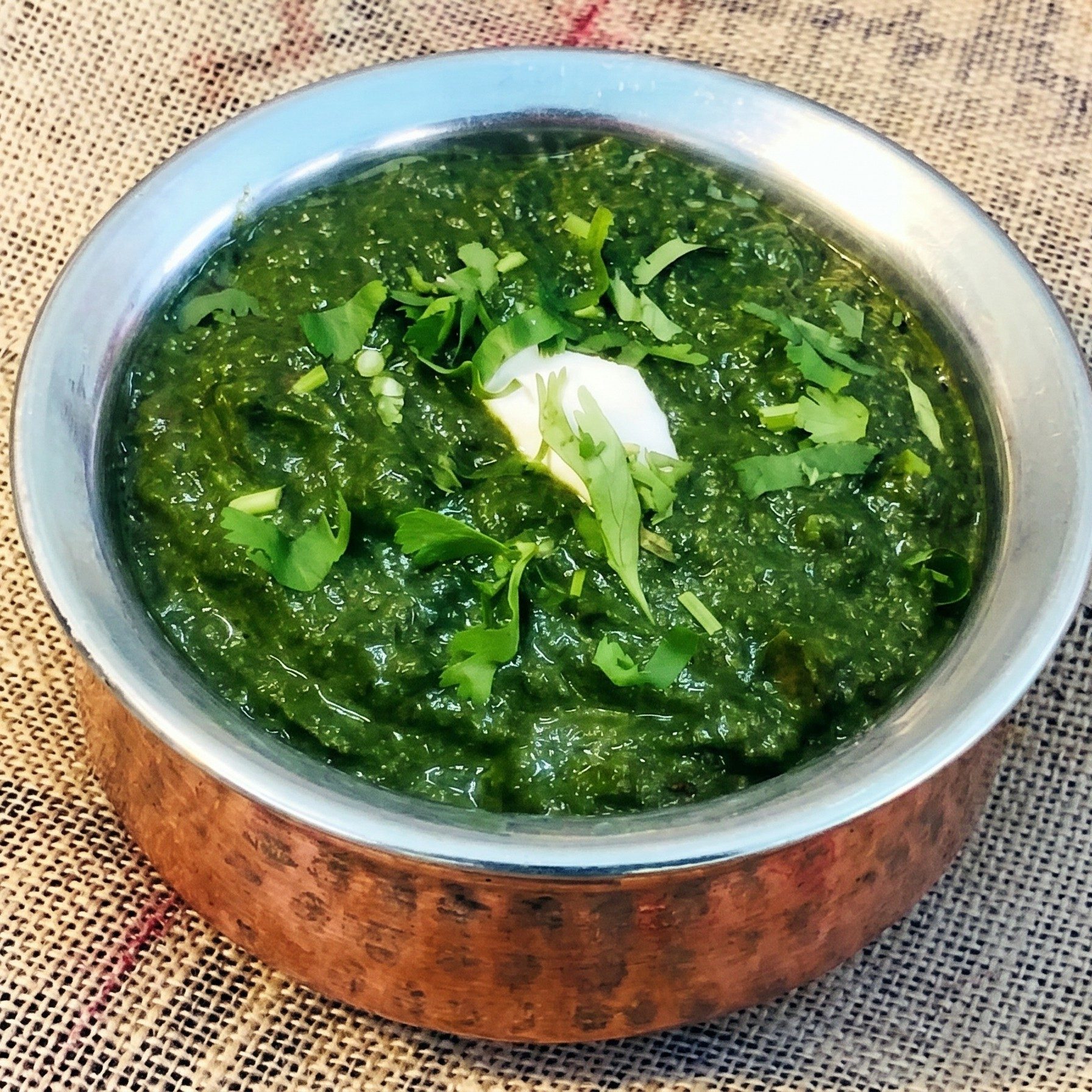 Palak Paneer.