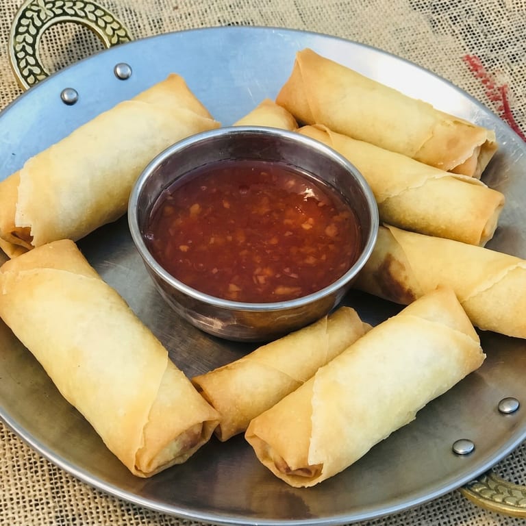 Savor our spring rolls