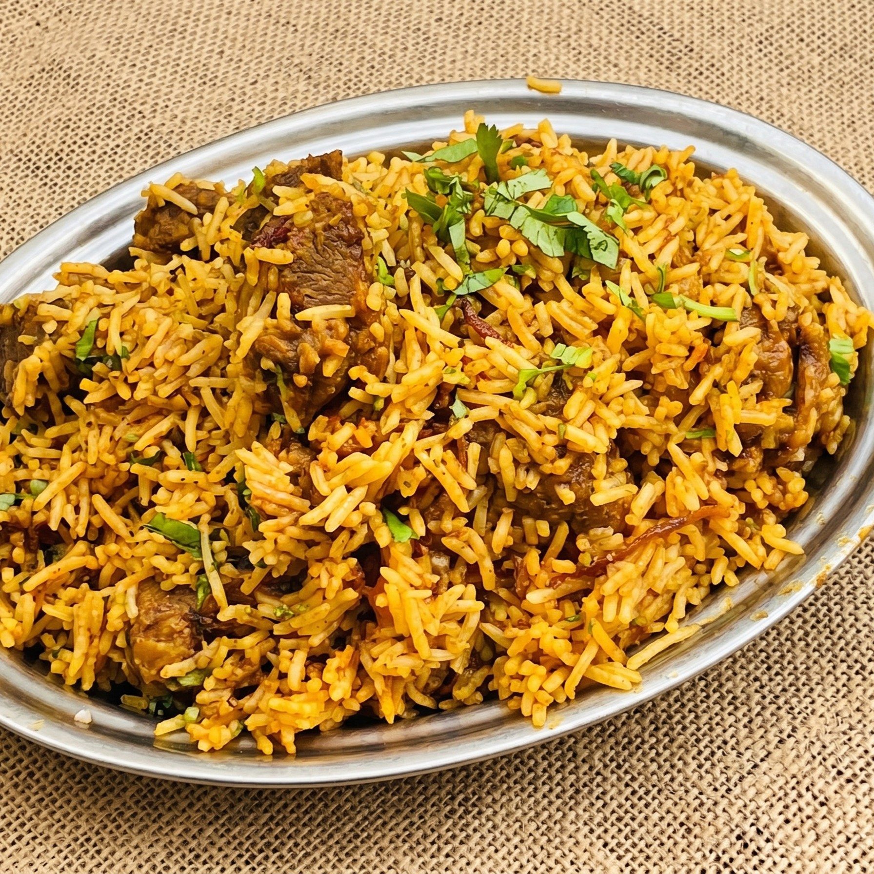 Lamb Biryani.